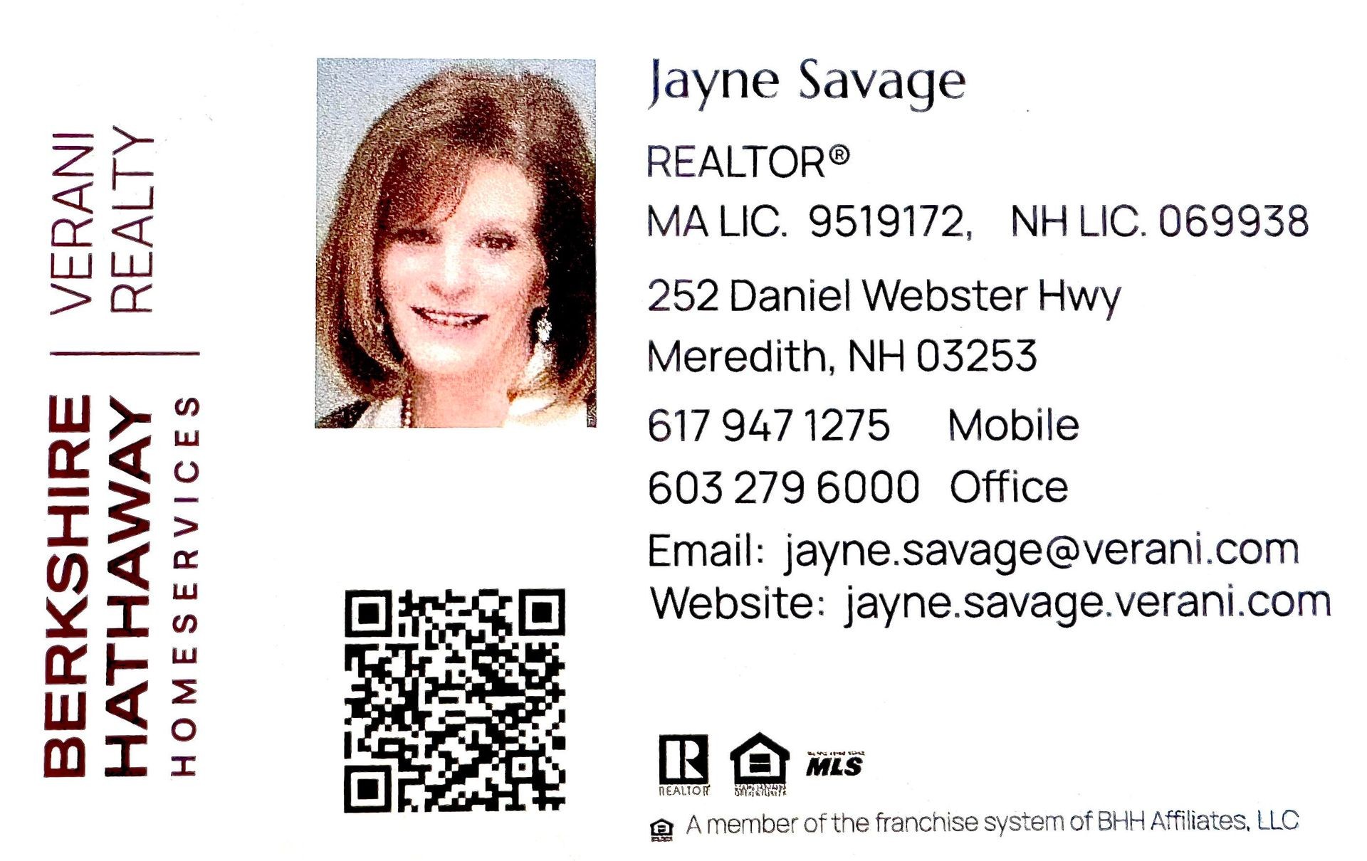 Jayne Savage, Realtor Berkshire Hathaway